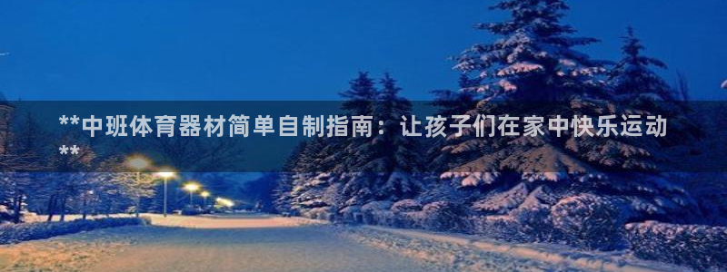 极悦平台官网下载中心app：**中班体育器材简单自制