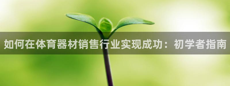 极悦娱乐代理人是谁：如何在体育器材销售行业实现成功：