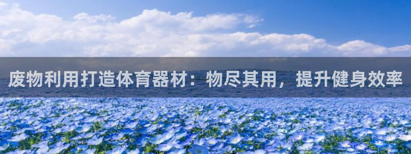 极悦娱乐的背景和历史背景介绍：废物利用打造体育器材：