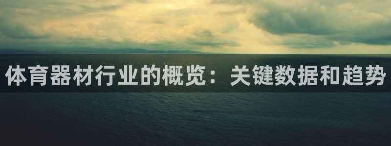 极悦官网的登录方法有哪些：体育器材行业的概览：关键数