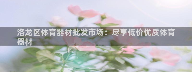 极悦娱乐公司最新招聘信息官网：洛龙区体育器材批发市场