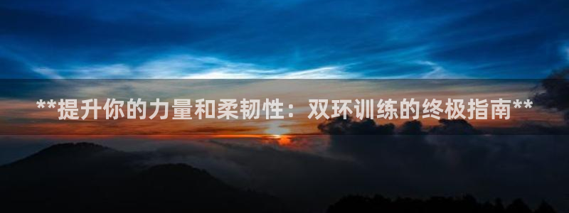 极悦平台注册申请流程详解：**提升你的力量和柔韧性：双环训练