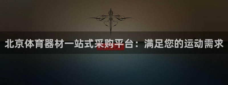极悦娱乐代理多少钱一个：北京体育器材一站式采购平台：