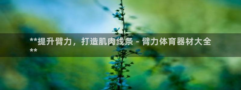 极悦娱乐官网下载app：**提升臂力，打造肌肉线条 