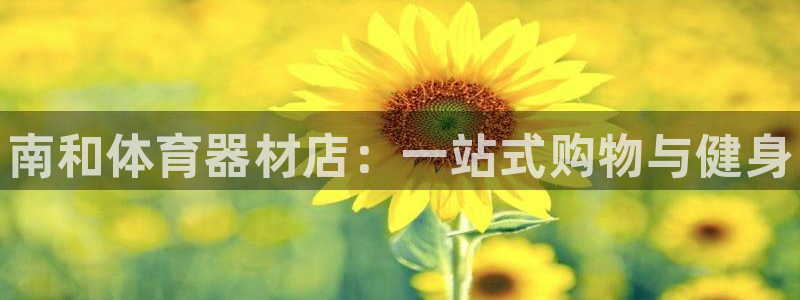 极悦娱乐代理怎么样：南和体育器材店：一站式购物与健身