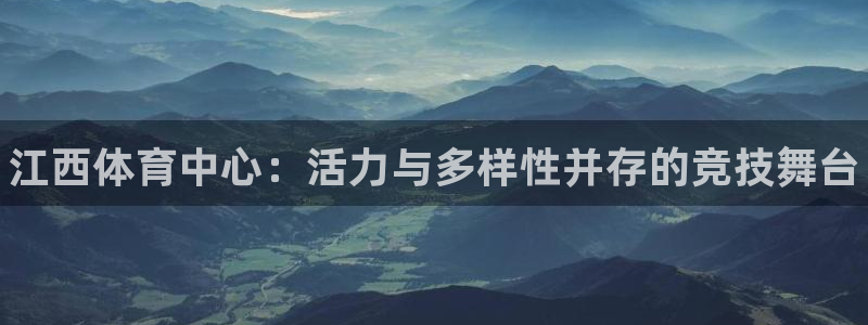 极悦平台登录最新版本更新内容在哪：江西体育中心：活力与多样性
