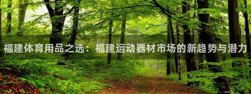 极悦娱乐贴吧：福建体育用品之选：福建运动器材市场的新趋势与潜